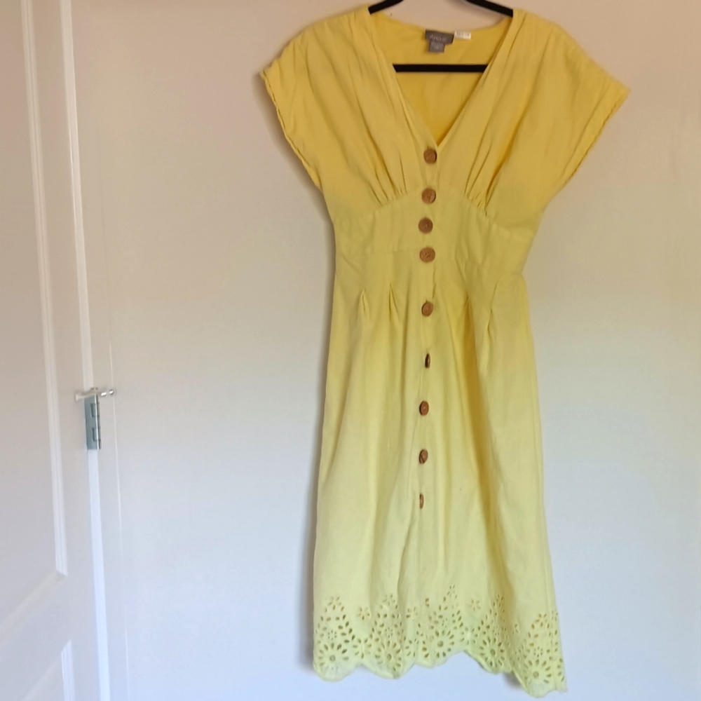 Yellow Cotton Dress